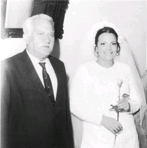 Octvio Chelles Guimares e a filha Branca Eliana Rodrigues Guimares