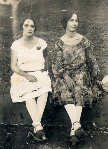 Maria Soares Rodrigues e a tia materna Maria Magdalena Soares
