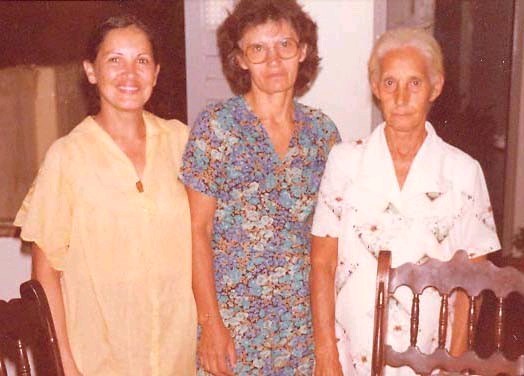 Maria Antonieta Guimares Silva, Adalvina da Silva e Ceclia Gomes da Silva