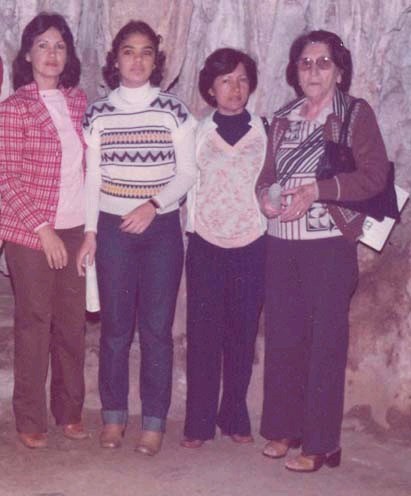 Maria Antonieta Guimares Silva, Ceclia Maria Guimares Silva, Dagmar (Dazinha) e Augusta (Dona Cota)