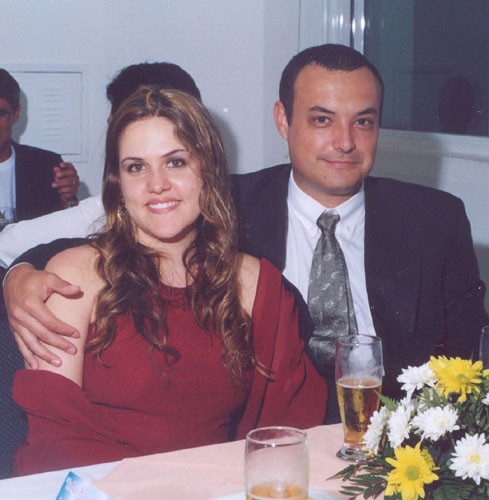 Casal Karla Cristina de Oliveira e Lus Carlos Guimares Medeiros