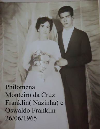 Casal Philomena Monteiro da Cruz e Oswaldo Franklin